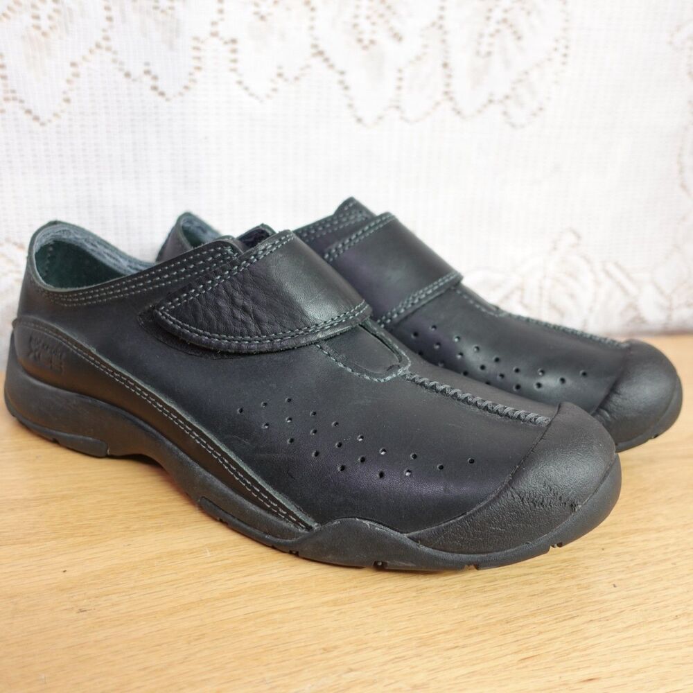 Rockport XCS Mens Size 12 Fully Leather Alternative Emo Goth Strap Dress Shoes
